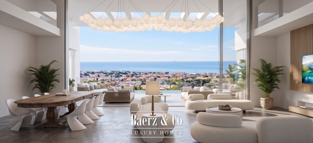 Villa with spectacular panoramic sea views in Castelldefels image