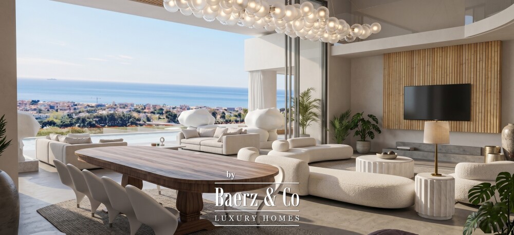 Villa with spectacular panoramic sea views in Castelldefels image