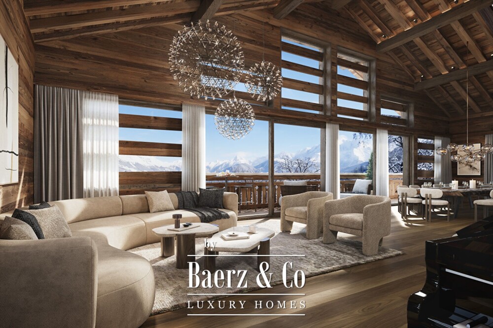 Authentic farmhouse to renovate - Mont Blanc view image