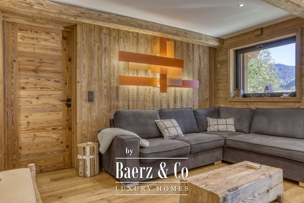 Modern chalet - 3 bedrooms - Facing Mont Blanc image