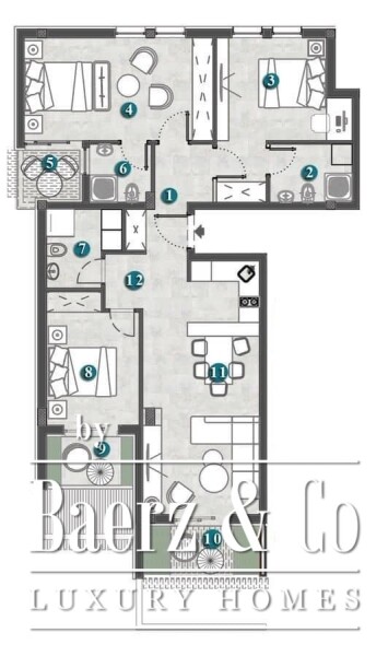 photo 15 Three Bedroom Apartment in Herceg Novi with Terraces and Seaview