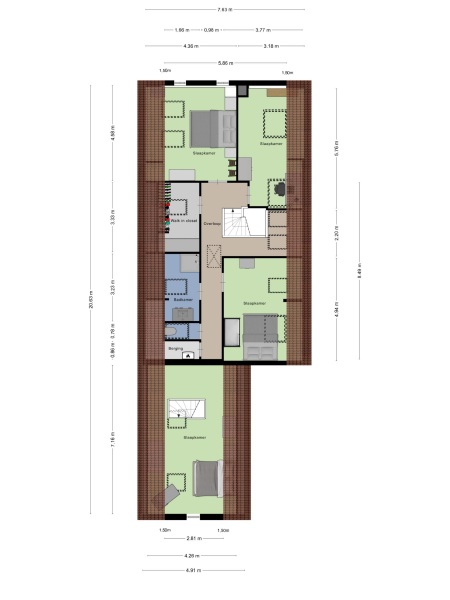Floor Plan 2 - Welbergswegje 4