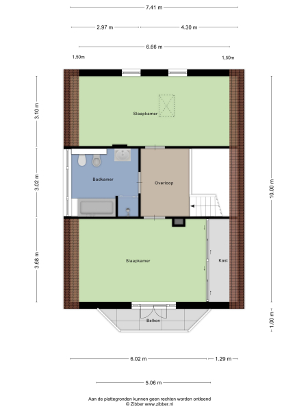 Floor Plan 2 - Rottekade 35 a