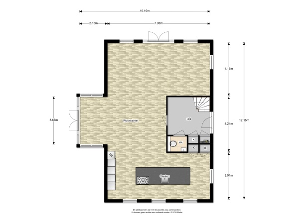 Floor Plan 1 - Aristoteleslaan 50