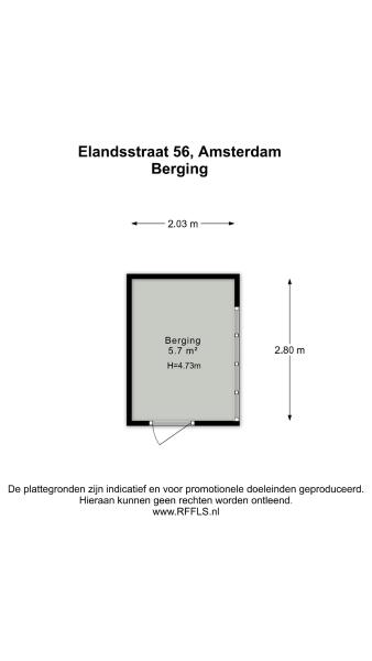 Floor Plan 4 - Elandsstraat 56