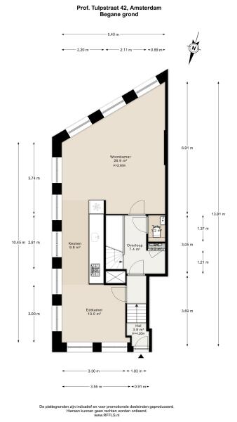 Floor Plan 1 - Prof. Tulpstraat 42
