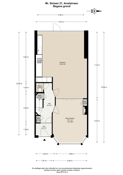 Floor Plan 1 - Mr. Sixlaan 27