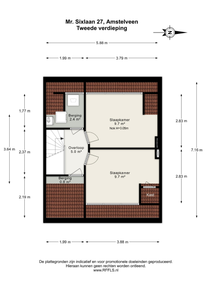 Floor Plan 3 - Mr. Sixlaan 27