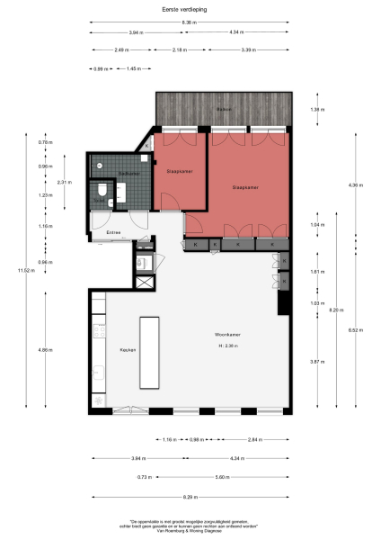 Floor Plan 1 - Waterlooplein 177 D