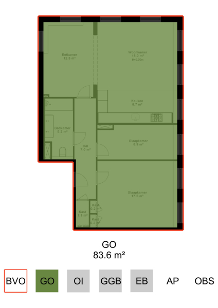 Floor Plan 3 - Stadionweg 164 4