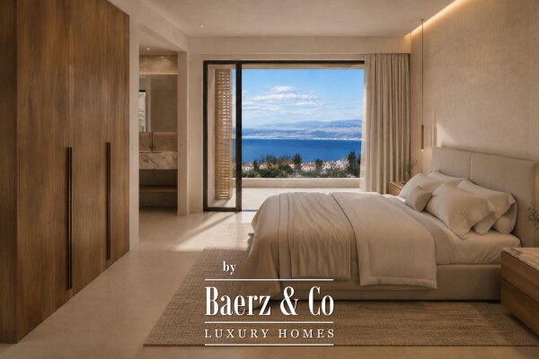 photo 2 Brač, Sutivan, modern villa under construction with open sea view