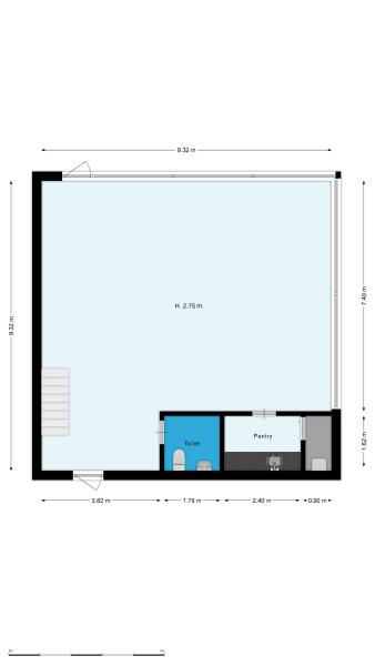 Floor Plan 3 - Botsholsedwarsweg 3