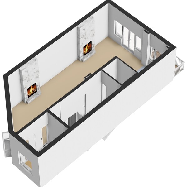 Floor Plan 2 - Jacob Obrechtstraat 9 1