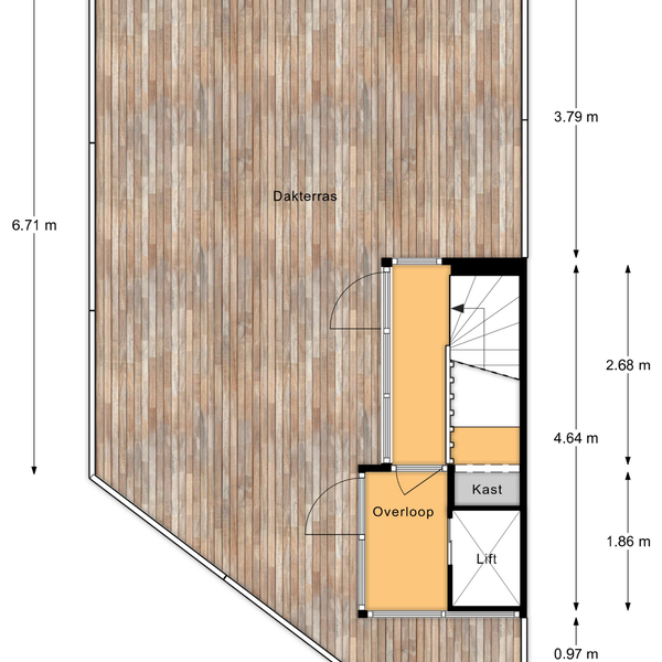 Floor Plan 5 - Jacob Obrechtstraat 9 1