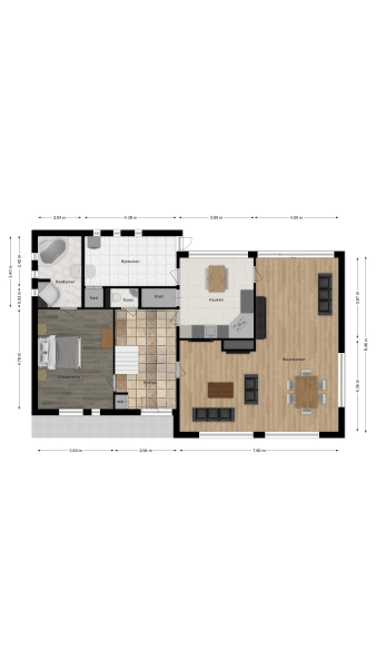 Floor Plan 1 - De Spiering 11