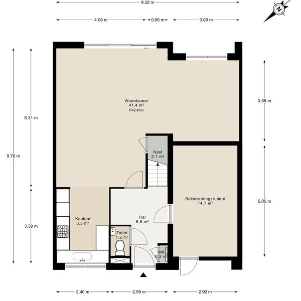 Floor Plan 1 - Klipperweg 34