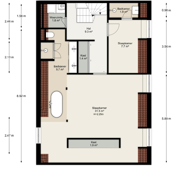 Floor Plan 5 - Da Costastraat 33 3