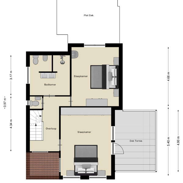 Floor Plan 2 - Kerklaan 10